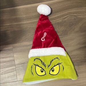 Grinch Santa Hat NWOT